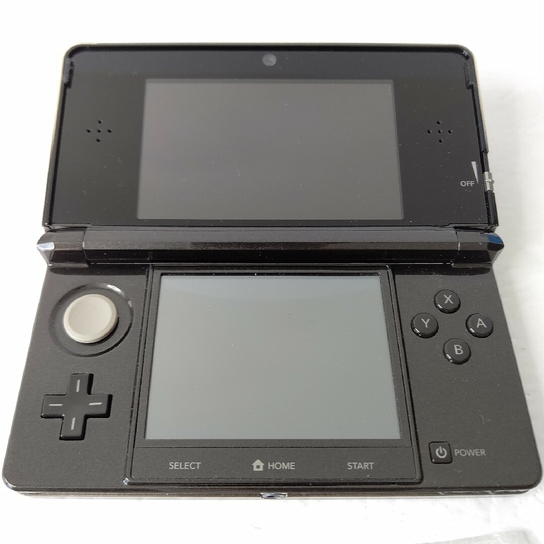 ニンテンドー3DS(ニンテンドー3DS)のNintendo　ニンテンドー3DS コスモブラック　極美品　任天堂　ゲーム機 エンタメ/ホビーのゲームソフト/ゲーム機本体(携帯用ゲーム機本体)の商品写真