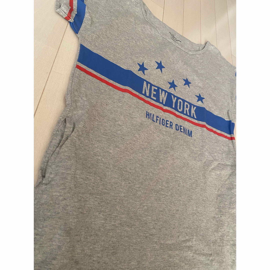 TOMMY(トミー)のTOMMY Tシャツ　ワンピース　Sサイズ レディースのワンピース(ひざ丈ワンピース)の商品写真