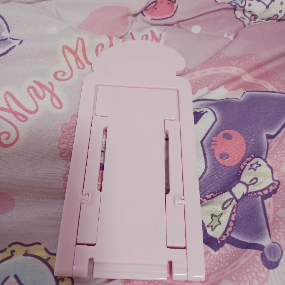 サンリオ(サンリオ)のマイメロディ My Melody スマホスタンド ピンク スマートフォン スマホ/家電/カメラのスマホアクセサリー(その他)の商品写真