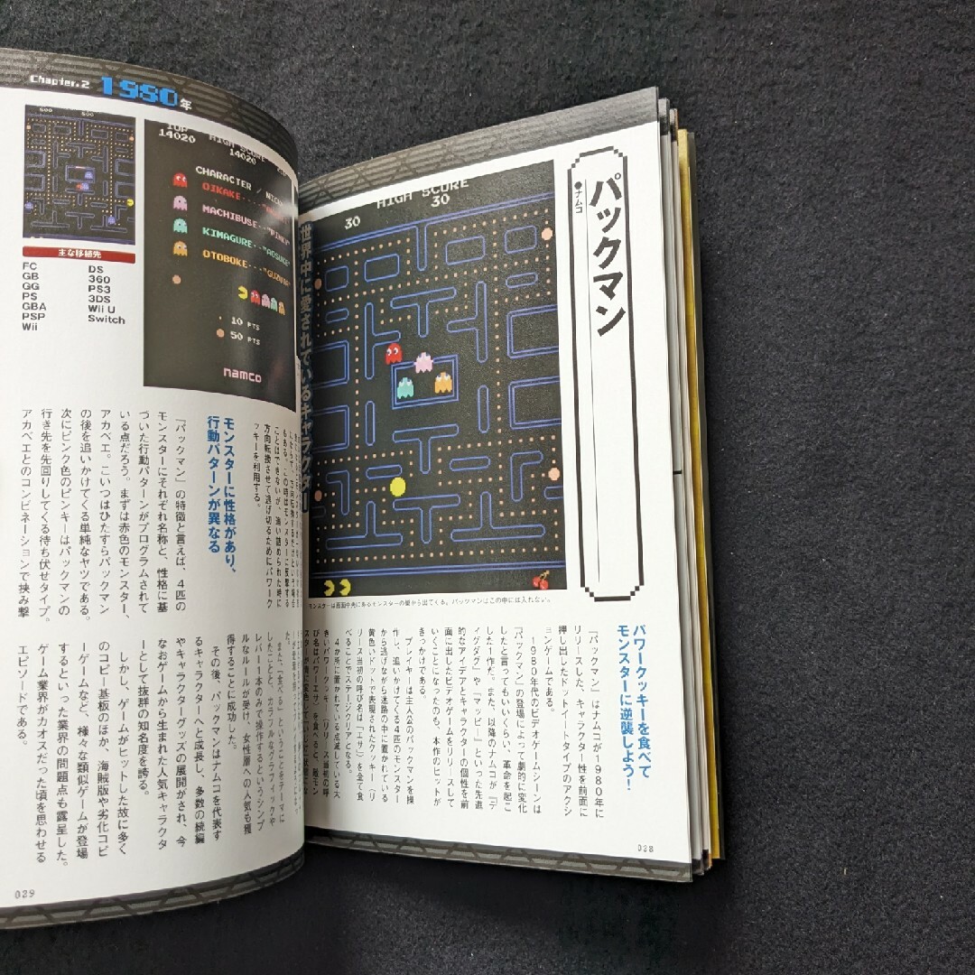 レトロアーケードゲーム　名作　ゲームセンター　スペースインベーダー　パックマン エンタメ/ホビーの本(アート/エンタメ)の商品写真