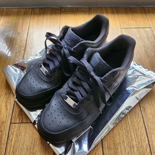 ナイキ(NIKE)のNIKE Air Force1 ブラック  25cm(スニーカー)