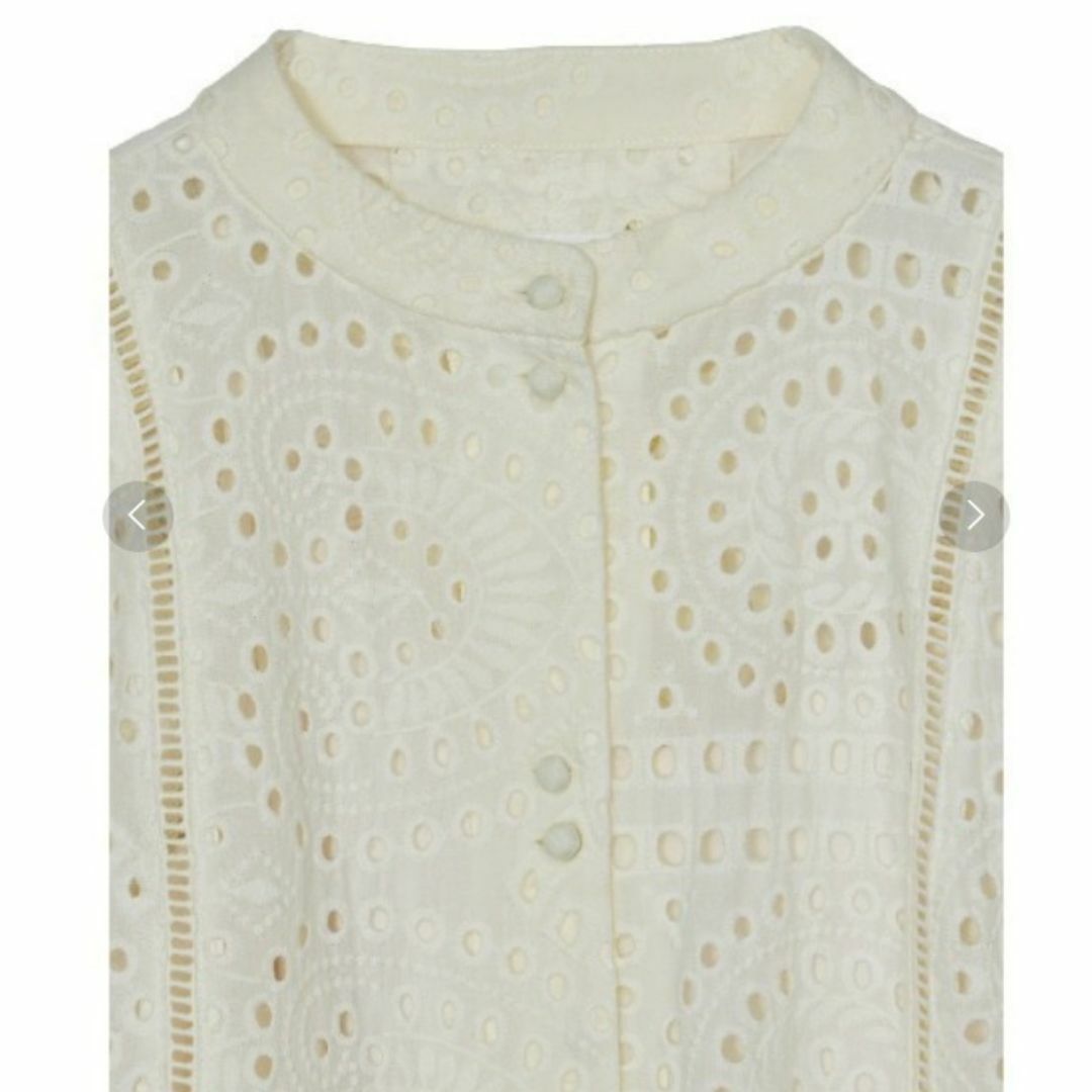 Ameri VINTAGE(アメリヴィンテージ)のぶにとも様専用アメリ EYELET LACE SHIRT DRESS レディースのワンピース(ロングワンピース/マキシワンピース)の商品写真