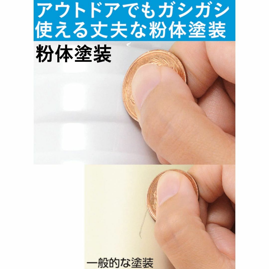 【色: ホワイト】カクセー ステンレス鋼 マグボトル ホワイト 1000ml M インテリア/住まい/日用品のキッチン/食器(弁当用品)の商品写真