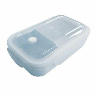 【色: ブルー】アスベル 弁当箱 ランチボックス 1段 スリム レンジ・食洗器対(弁当用品)