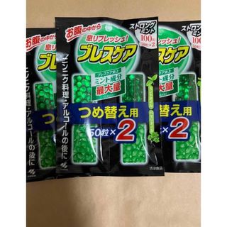 コバヤシセイヤク(小林製薬)の水で飲む息清涼カプセル ブレスケア　ストロングミント 詰め替え用 (口臭防止/エチケット用品)