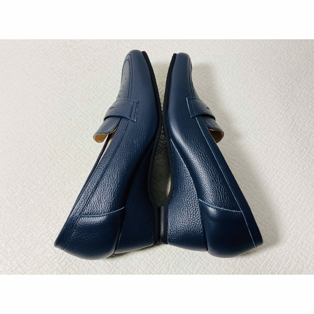 MH87◆新品◆Mode Tokimi 幅広パンプス 24.5 4E 日本製 レディースの靴/シューズ(ハイヒール/パンプス)の商品写真
