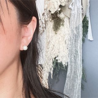 アドーア(ADORE)のBlanco. 数量限定　淡水パール8.5-9.0mm 一粒ピアス(ピアス)