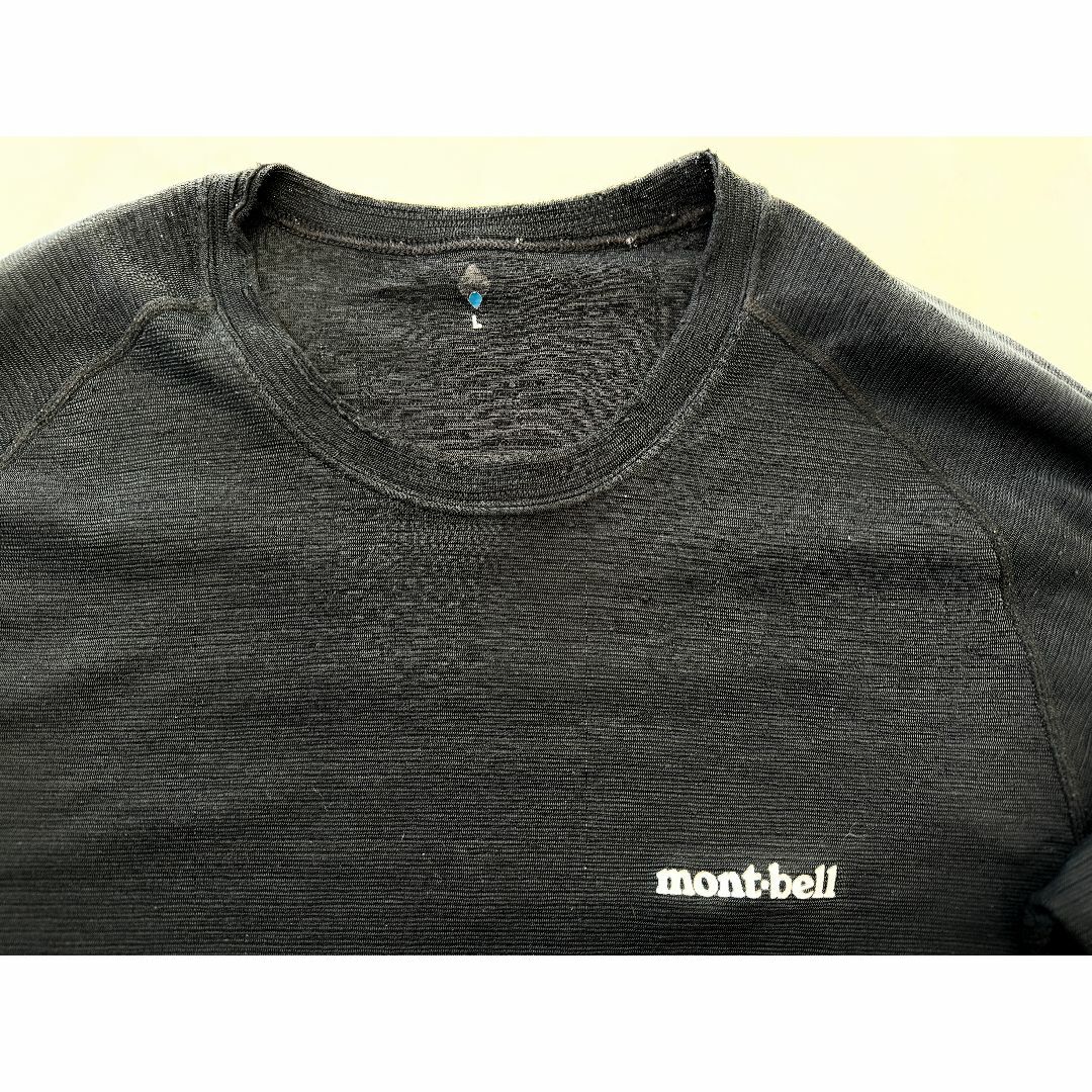 mont bell(モンベル)のモンベル ジオライン M.W.ラウンドネックシャツ L メンズ ブラック スポーツ/アウトドアのアウトドア(その他)の商品写真