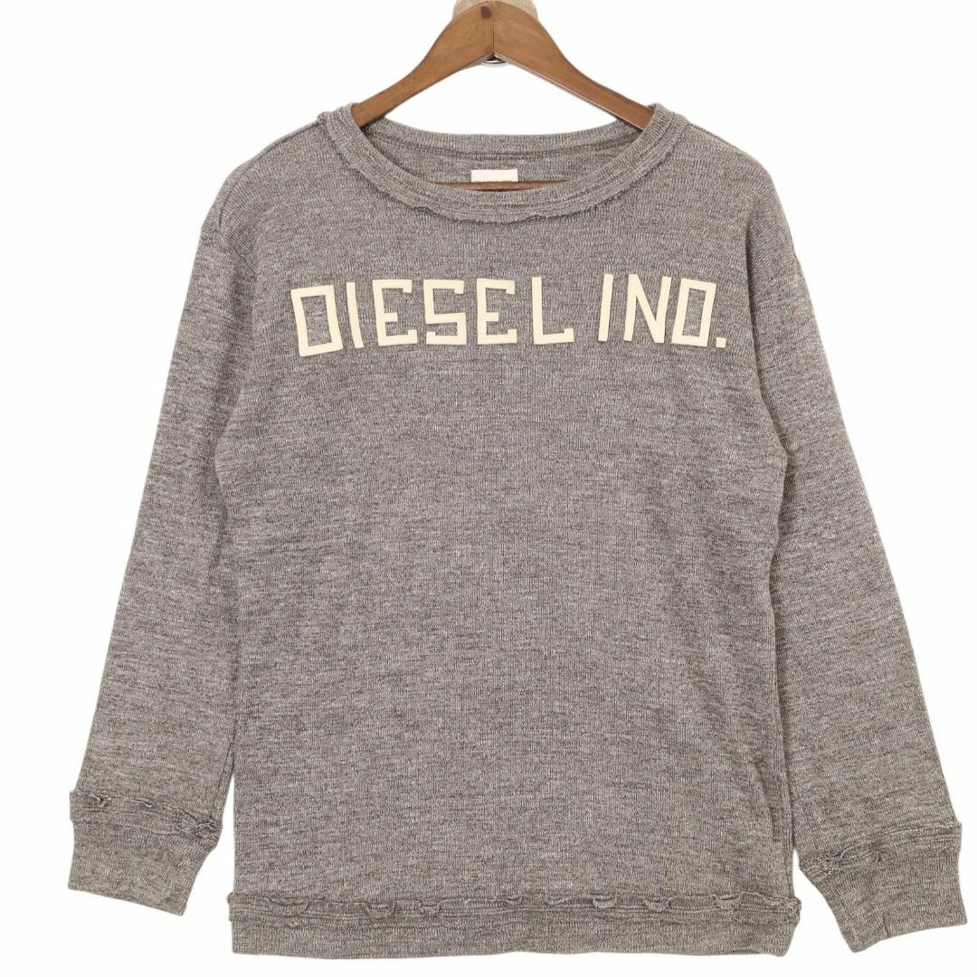 DIESEL(ディーゼル)のDIESEL/ディーゼル サーマル 長袖Tシャツ ロンT フェルトロゴ メンズのトップス(Tシャツ/カットソー(七分/長袖))の商品写真