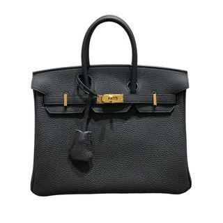 エルメス(Hermes)の　エルメス HERMES バーキン25 B刻印 ブラック　GD金具 トゴ レディース ハンドバッグ(ハンドバッグ)