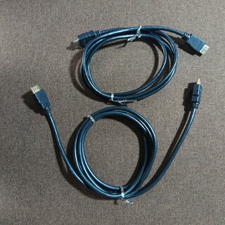 HDMIケーブル 2本セット 1.5m〜 動作確認済(映像用ケーブル)