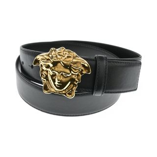 VERSACE - VERSACE ヴェルサーチ ベルト - 黒 【古着】【中古】