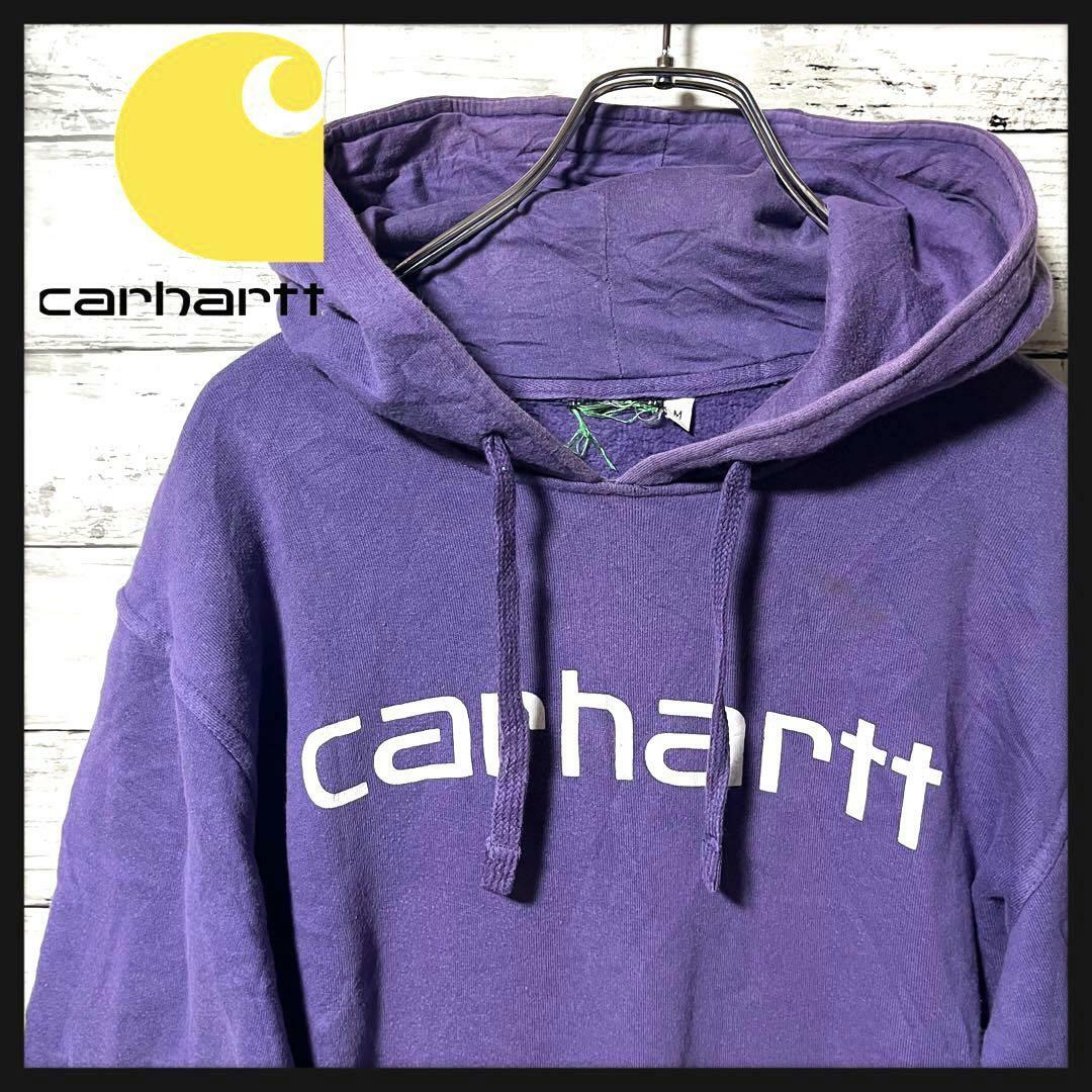 carhartt(カーハート)の【人気商品】カーハート パープルパーカー フードロゴ M  A305 メンズのトップス(スウェット)の商品写真