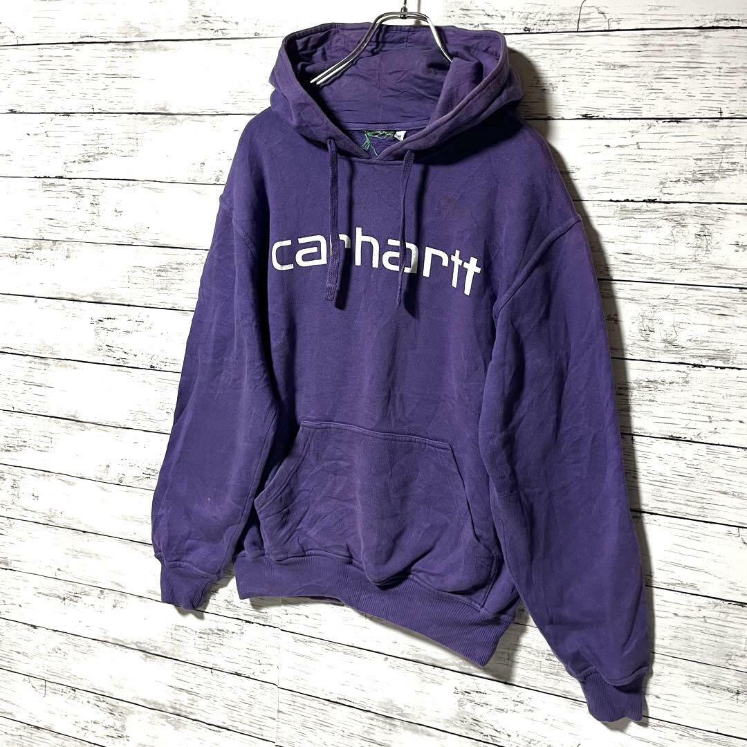 carhartt(カーハート)の【人気商品】カーハート パープルパーカー フードロゴ M  A305 メンズのトップス(スウェット)の商品写真