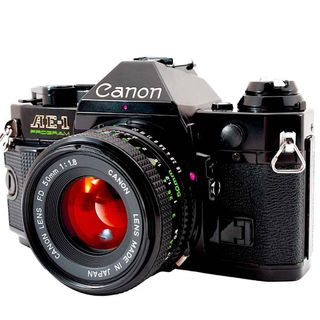キヤノン(Canon)のCanon AE-1 PROGRAM 50mm F1.8 モルト交換 #7050(フィルムカメラ)