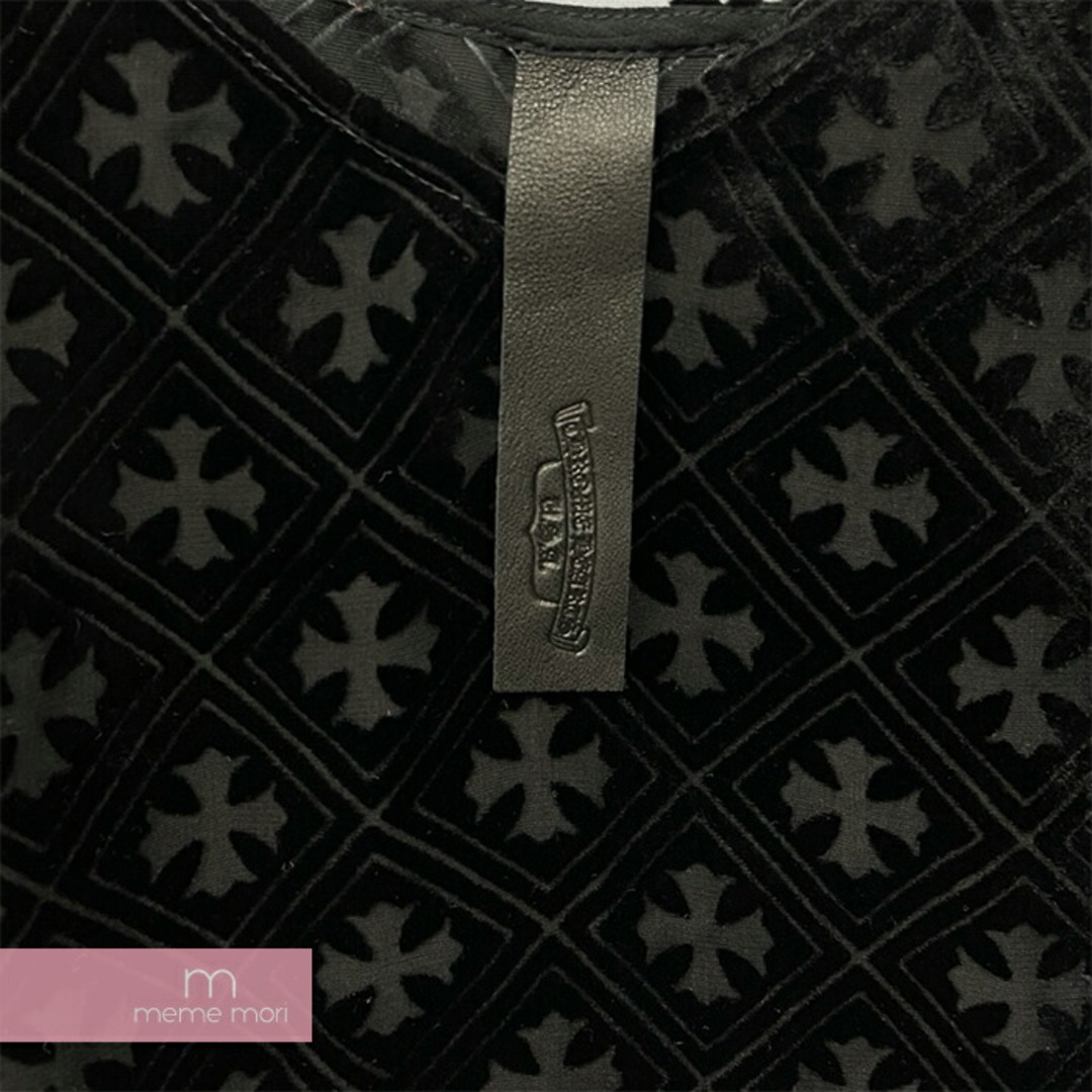 Chrome Hearts(クロムハーツ)のCHROME HEARTS CH Plus Cross Monogram Camisole Top クロムハーツ CHプラスクロスモノグラムキャミソールトップ タンクトップ シルク混 Ynot クロス レディースクロム ブラック サイズXS【240426】【新古品】【me04】 レディースのトップス(キャミソール)の商品写真