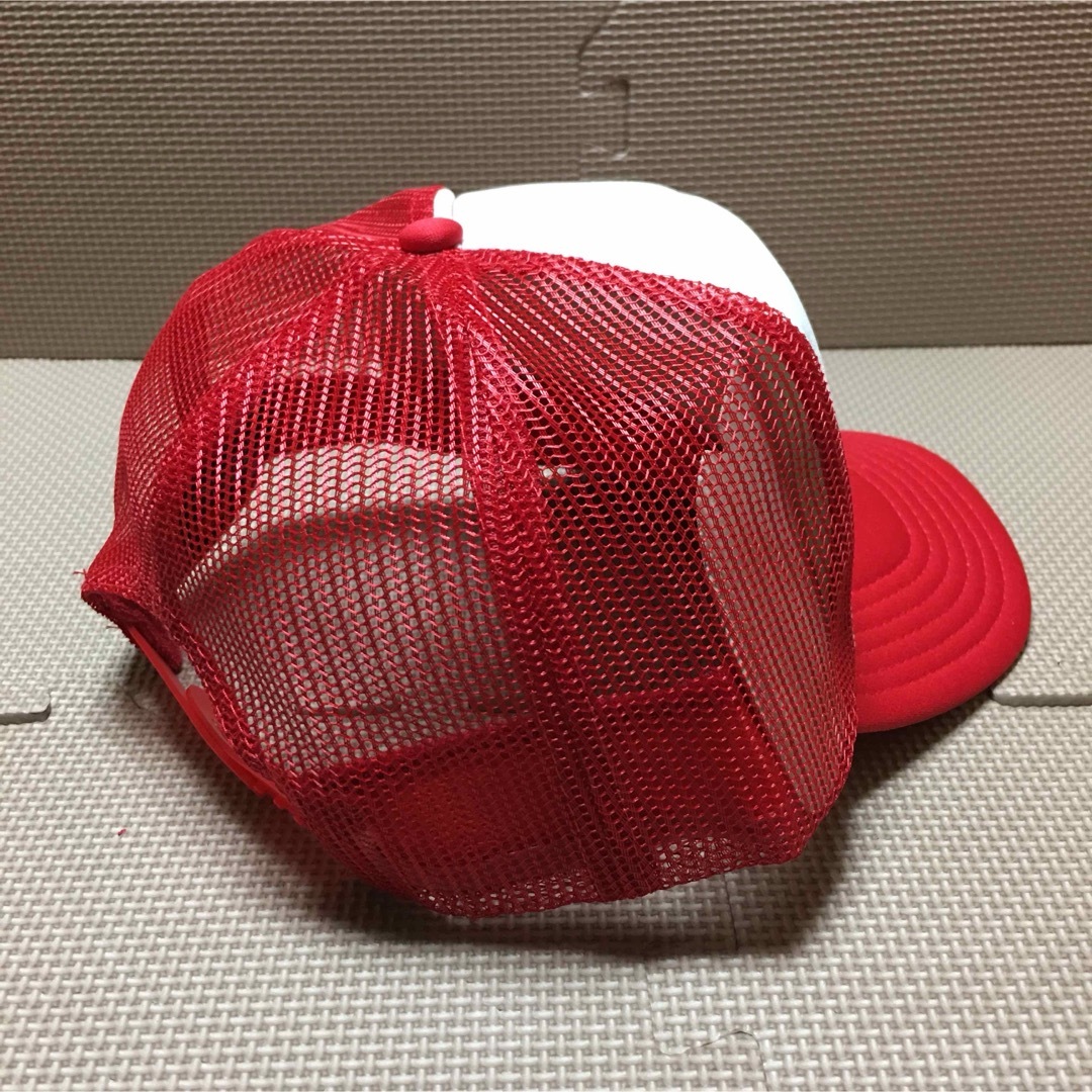 OTTO CAP(オットーキャップ)の新品 OTTO メッシュキャップのツートンレッド 白赤 メンズの帽子(キャップ)の商品写真