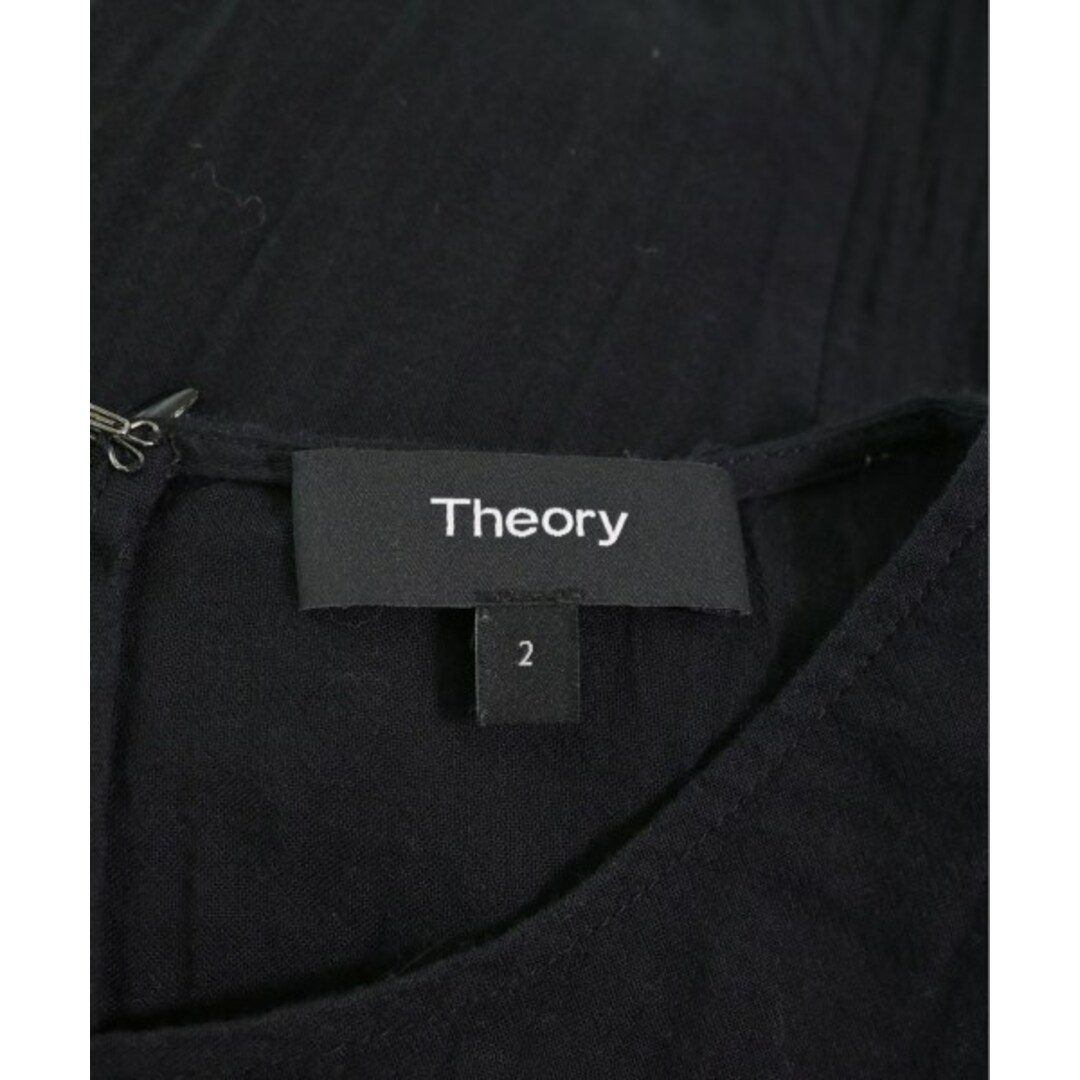 theory(セオリー)のTheory セオリー ワンピース 2(M位) 黒 【古着】【中古】 レディースのワンピース(ひざ丈ワンピース)の商品写真