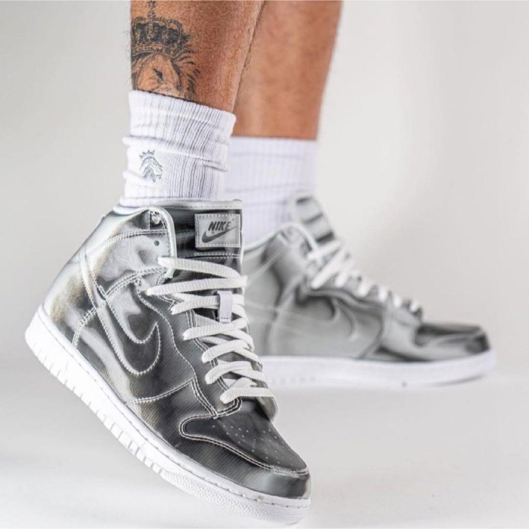 NIKE(ナイキ)のCLOT × Nike Dunk High "Silver/Flux" 28.0 メンズの靴/シューズ(スニーカー)の商品写真