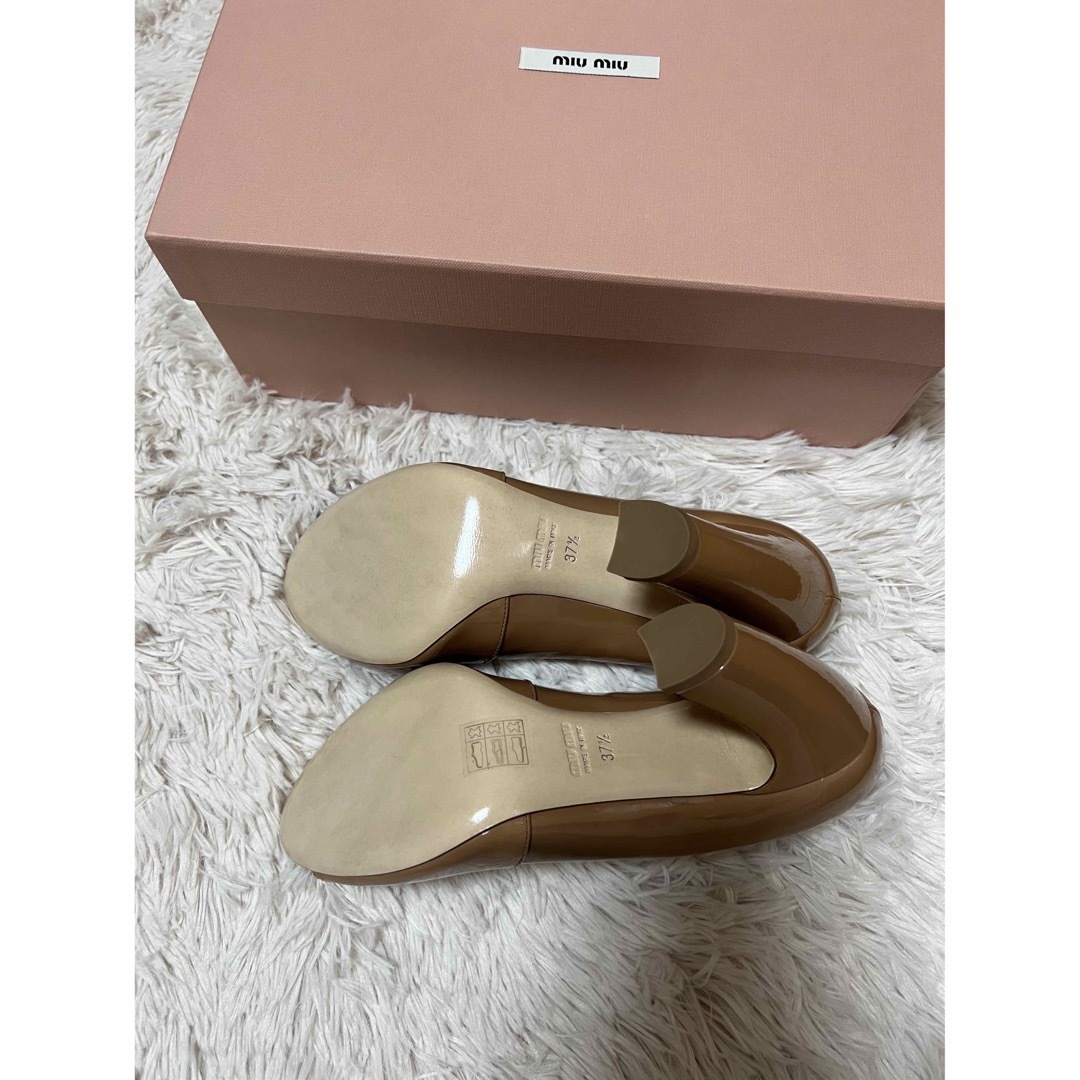 miumiu オープントゥパンプス 37.5 miumiu オープントゥパンプス 37.5