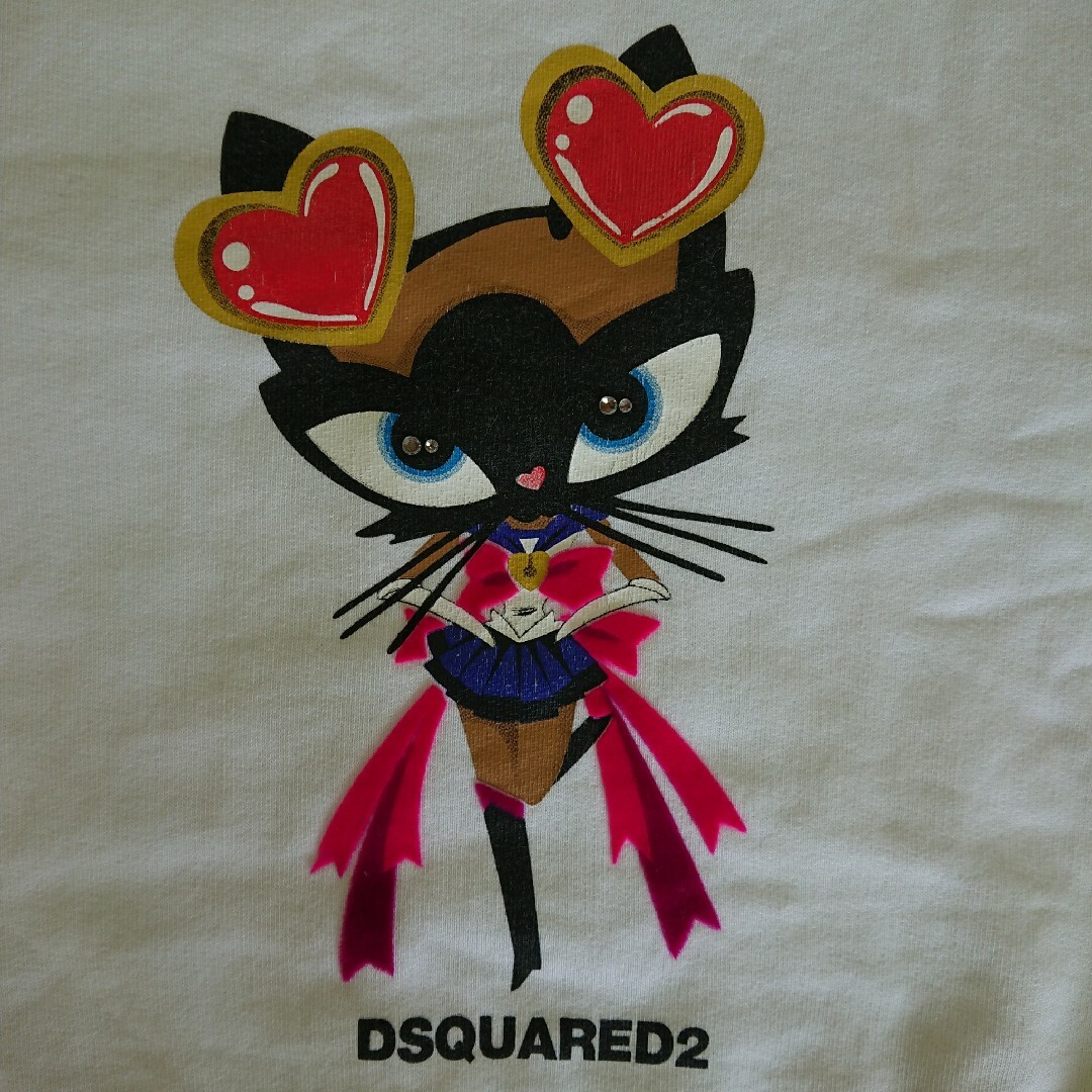 DSQUARED2(ディースクエアード)のDsquared2 女の子 長袖トレーナ 140cm キッズ/ベビー/マタニティのキッズ服女の子用(90cm~)(その他)の商品写真