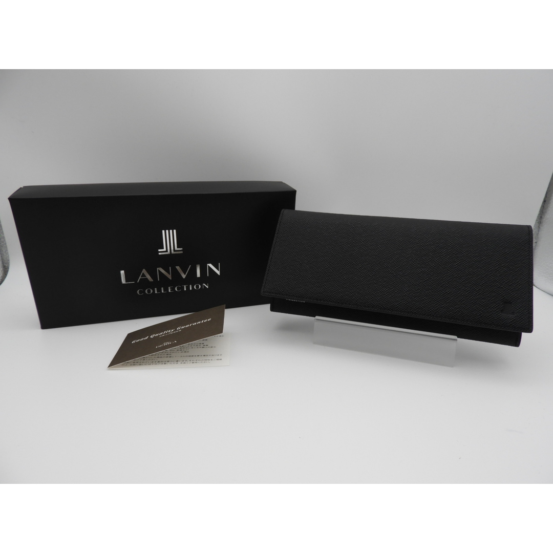 LANVIN(ランバン)のLANVIN COLLECTION Couleur du vin かぶせ型長財布 牛革 ランバン【A0056-008】 メンズのファッション小物(長財布)の商品写真