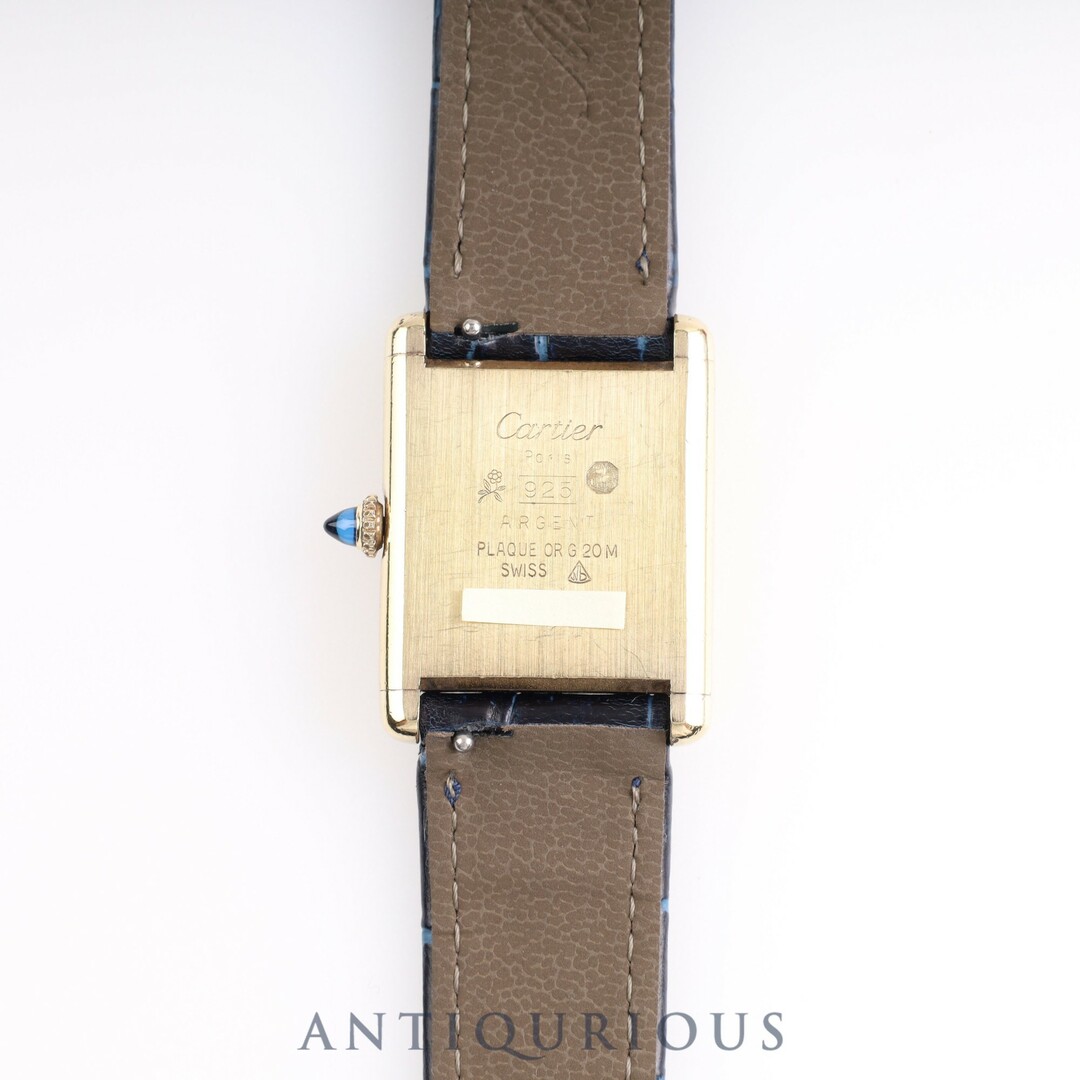 Cartier(カルティエ)のCARTIER カルティエ マストタンク LM 手巻き SV925 ラピスラズリ文字盤 箱 カルティエブティックコンプリートサービス メンズの時計(腕時計(アナログ))の商品写真