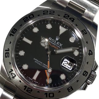 ロレックス(ROLEX)の　ロレックス ROLEX エクスプローラー2 216570 ブラック SS メンズ 腕時計(その他)