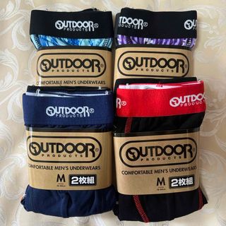 アウトドアプロダクツ(OUTDOOR PRODUCTS)のOUTDOORボクサーMサイズ2枚組み✖️4パック計8枚(ボクサーパンツ)