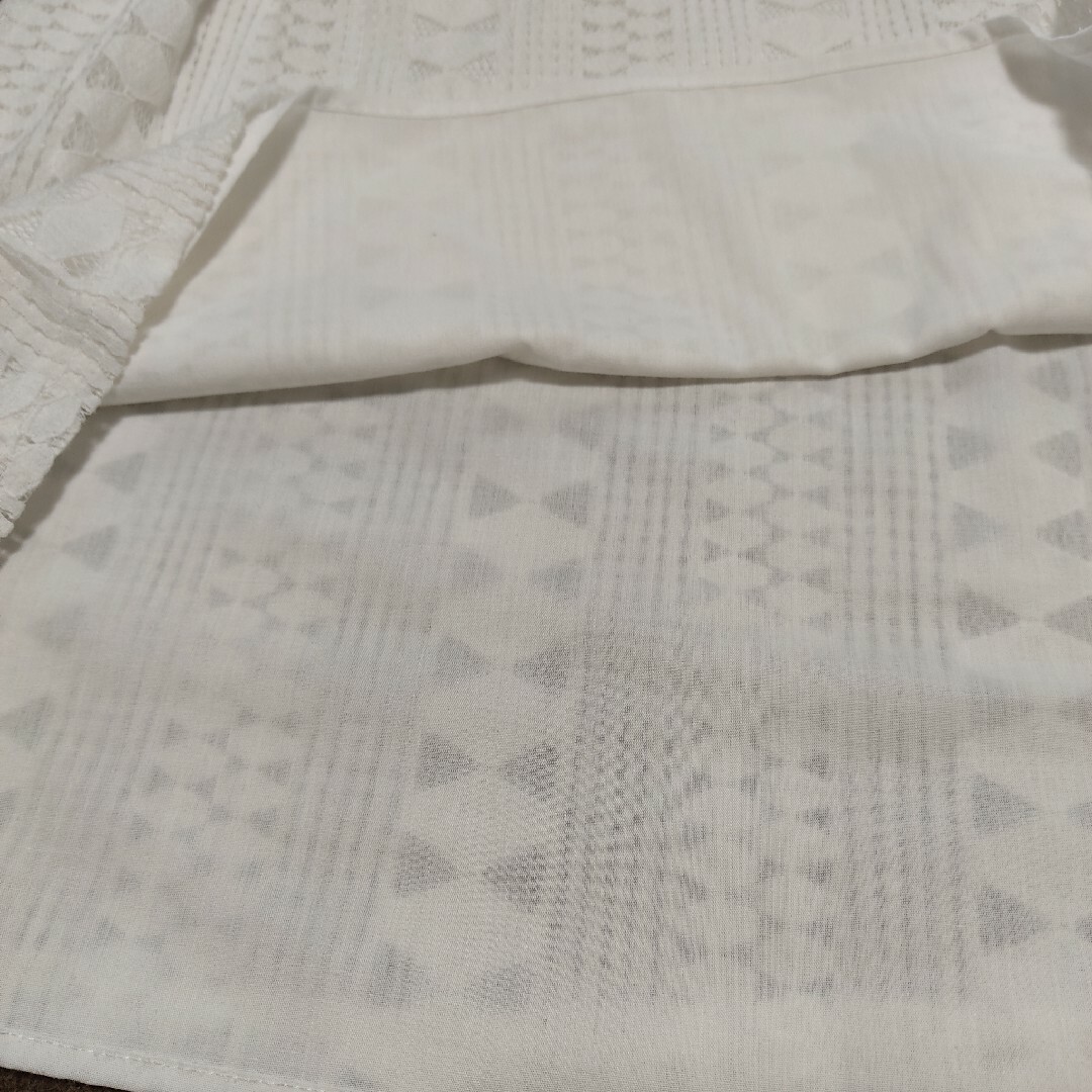 chocol raffine robe(ショコラフィネローブ)のショコラフィネローブ レース  Tシャツ  カットソー  ブラウス レディースのトップス(Tシャツ(半袖/袖なし))の商品写真