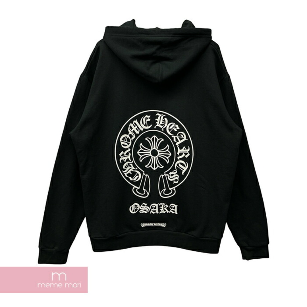 Chrome Hearts(クロムハーツ)のCHROME HEARTS Osaka Horseshoe Hoodie クロムハーツ オオサカホースシューフーディ パーカー 大阪限定 プリント ブラック サイズM【240427】【新古品】【me04】 メンズのトップス(パーカー)の商品写真