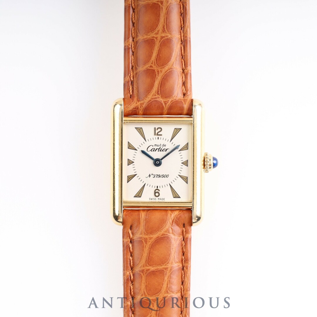 Cartier(カルティエ)のCARTIER カルティエ マストタンク SM QZ 1613 純正バックル 500個限定文字盤 カルティエブティックコンプリートサービス レディースのファッション小物(腕時計)の商品写真