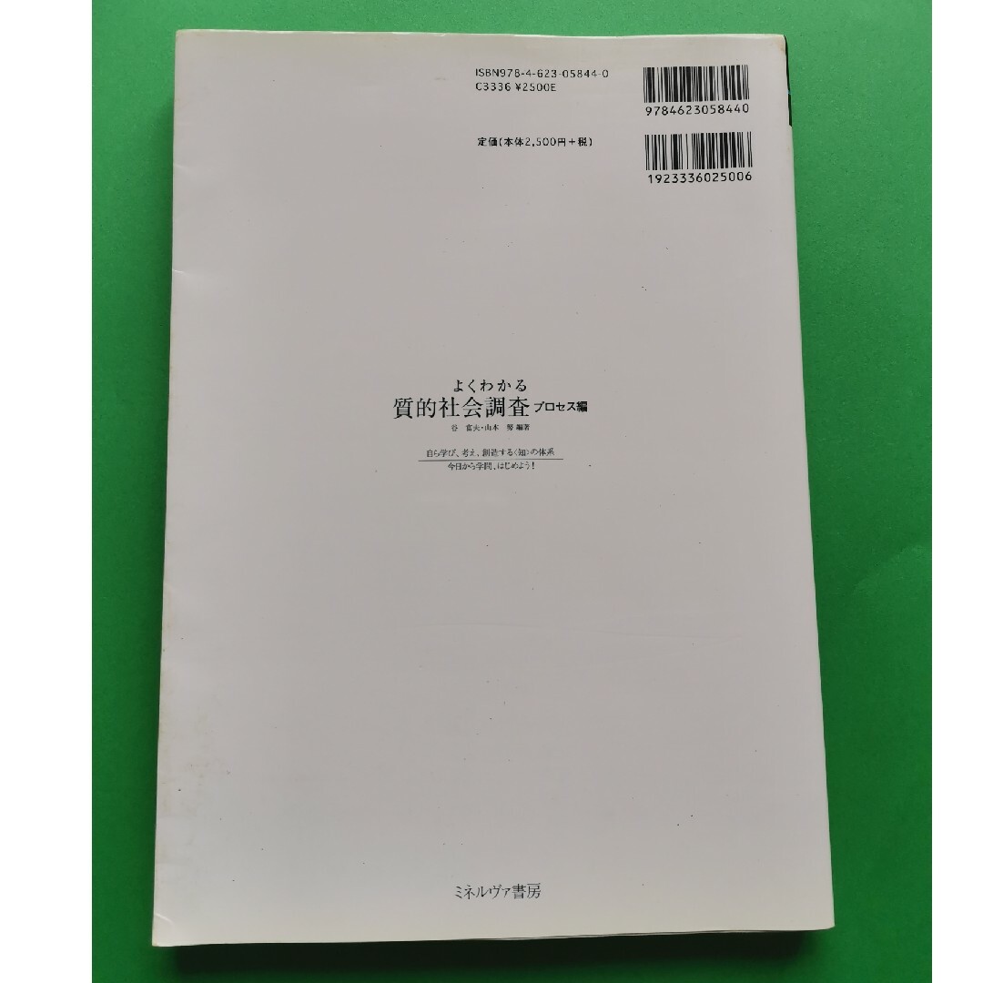 よくわかる質的社会調査　プロセス編 エンタメ/ホビーの本(人文/社会)の商品写真