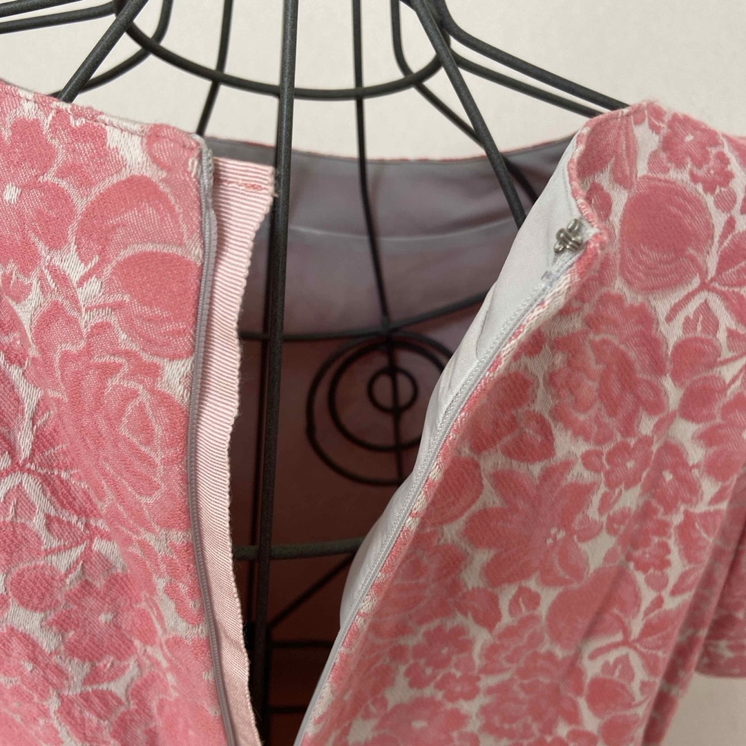 KEITH(キース)のKEITH フォーマル系ワンピース  ピンク 花柄 レディースのワンピース(ロングワンピース/マキシワンピース)の商品写真
