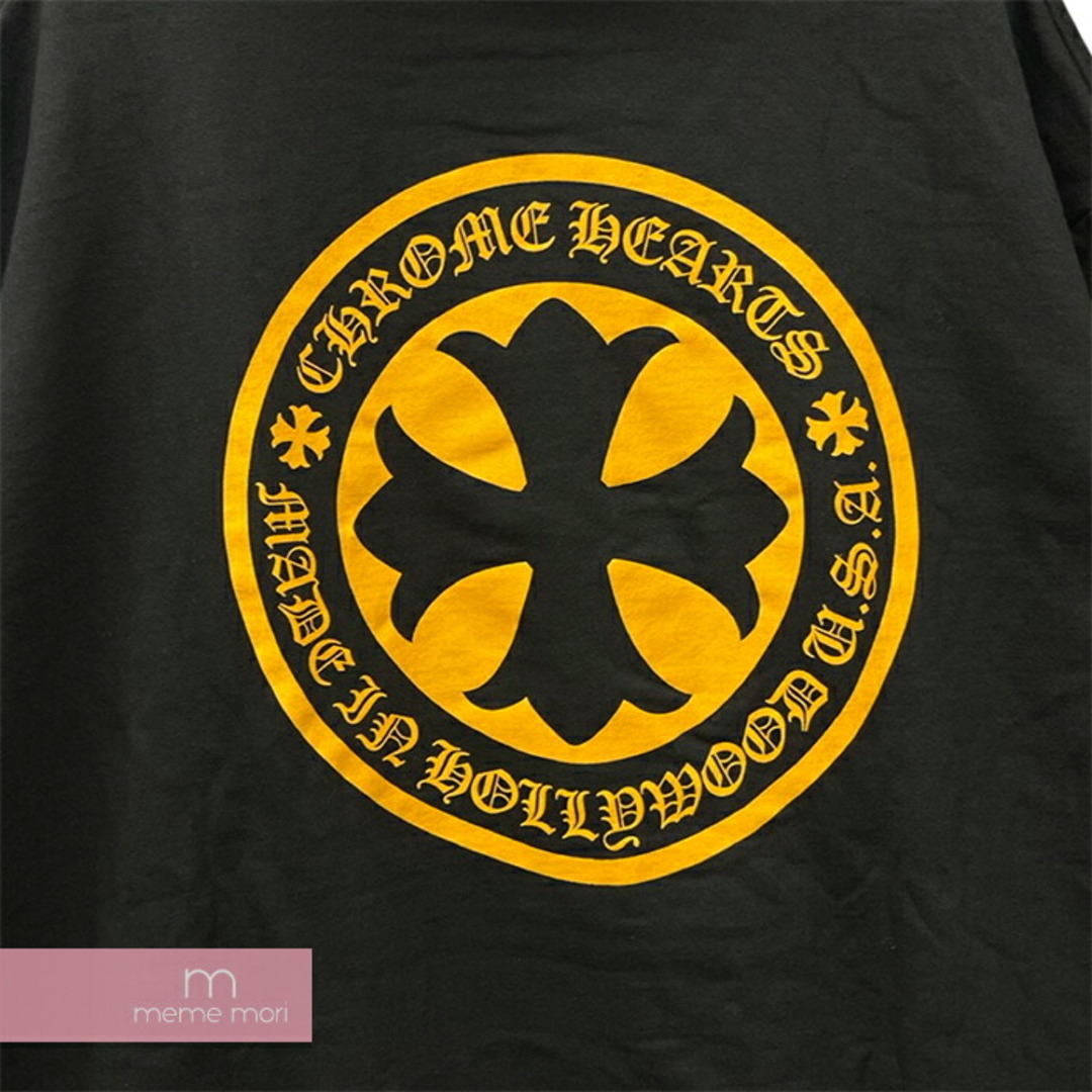 Chrome Hearts(クロムハーツ)のCHROME HEARTS Yellow CH Plus Pullover Hoodie クロムハーツ イエローCHプラスプルオーバーフーディ パーカー スクロールロゴ プリント ブラック×マスタード サイズL【240427】【新古品】【me04】 メンズのトップス(パーカー)の商品写真