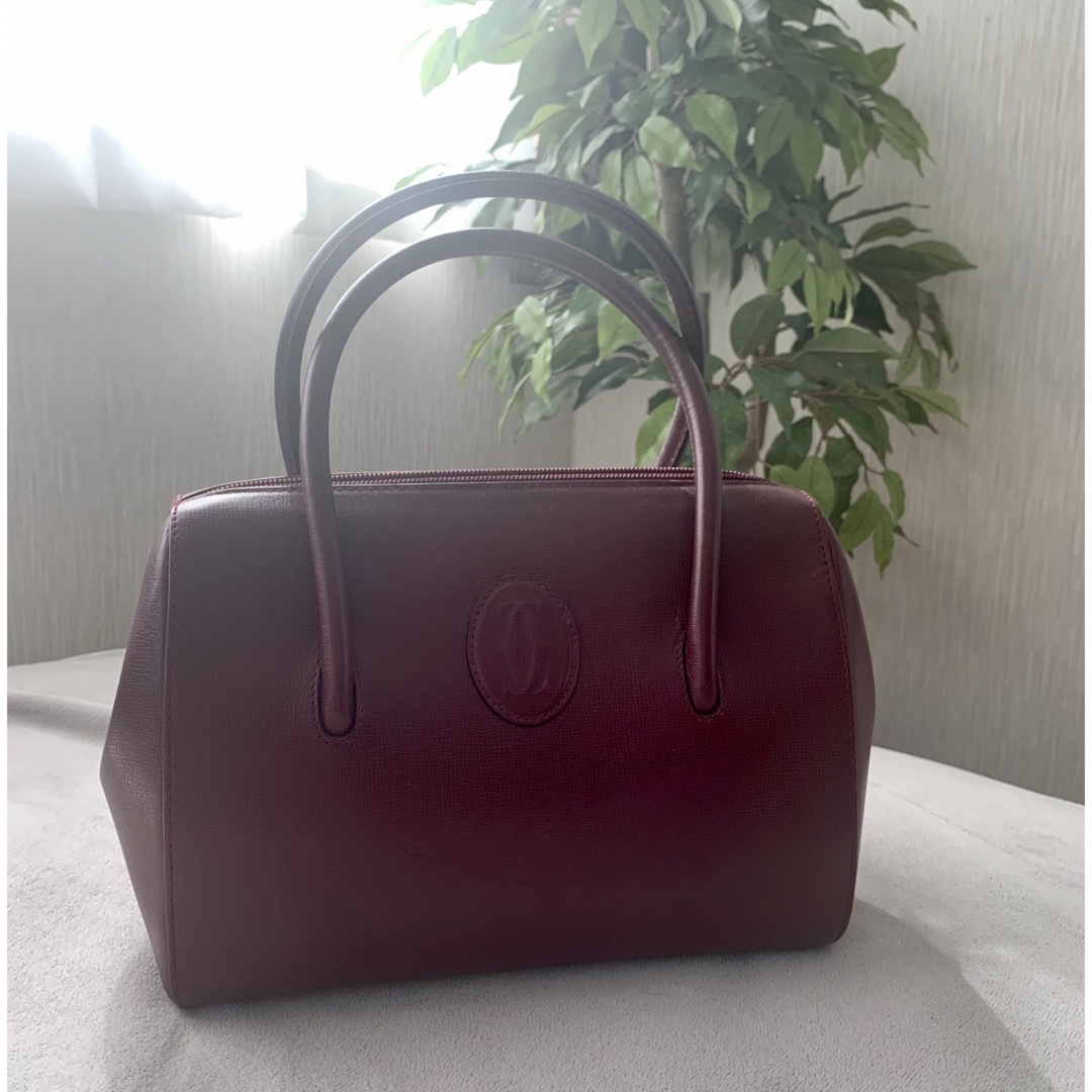 Cartier カルティエ ハンドバッグ ボルドー Cartier カルティエ ハンドバッグ ボルドー