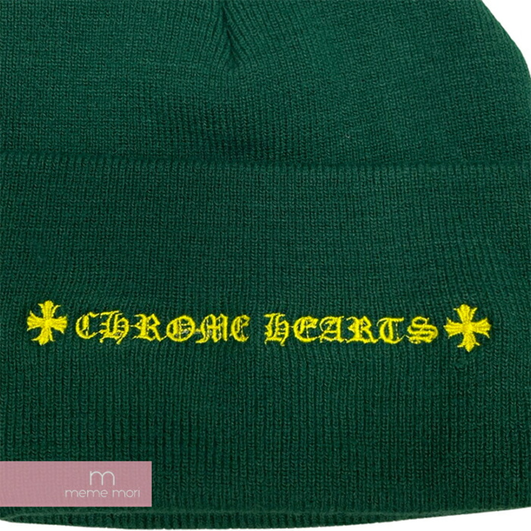 Chrome Hearts(クロムハーツ)のCHROME HEARTS×MATTY BOY Spec Beanie クロムハーツ×マッティボーイ スペックビーニー ニット帽 ニットキャップ パッチ ロゴ刺繍 ダークグリーン 【240427】【新古品】【me04】 メンズの帽子(ニット帽/ビーニー)の商品写真