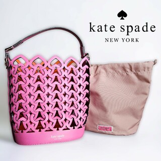 kate spade new york - 【KateSpade NewYork】 スモールドーリー レザーバケットバッグ