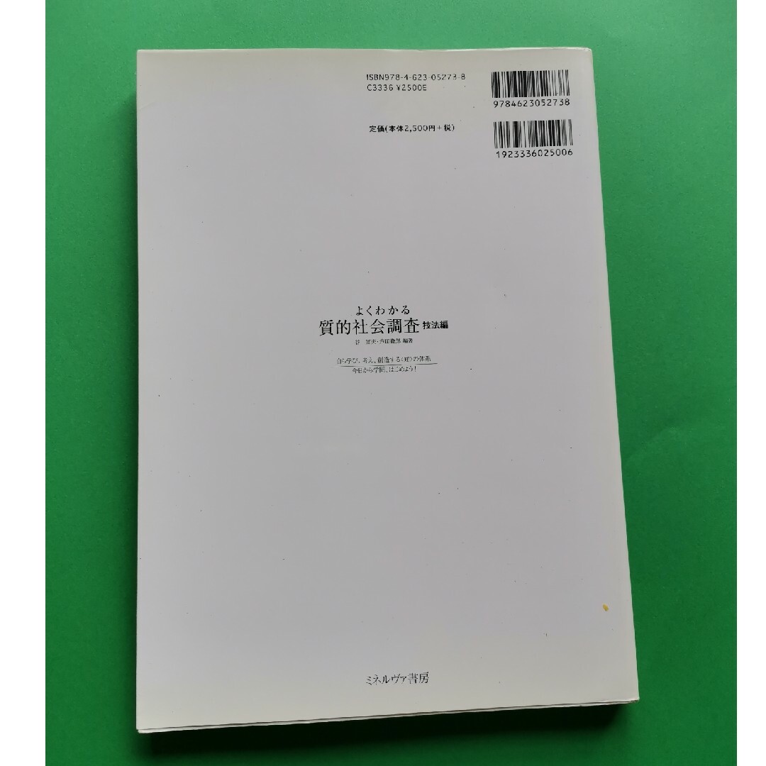 よくわかる質的社会調査　技法編 エンタメ/ホビーの本(人文/社会)の商品写真