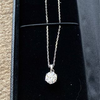 ネックレス  1ct  モアサナイト  シルバー (ネックレス)