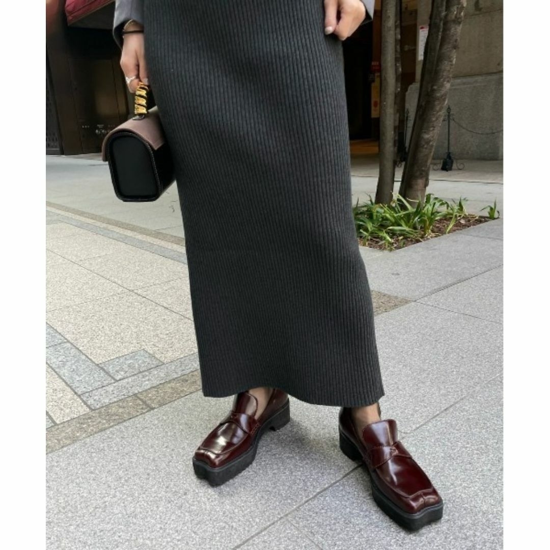 Ameri VINTAGE(アメリヴィンテージ)のアメリヴィンテージ WAVE CUTTING PLATFORM LOAFER レディースの靴/シューズ(ローファー/革靴)の商品写真