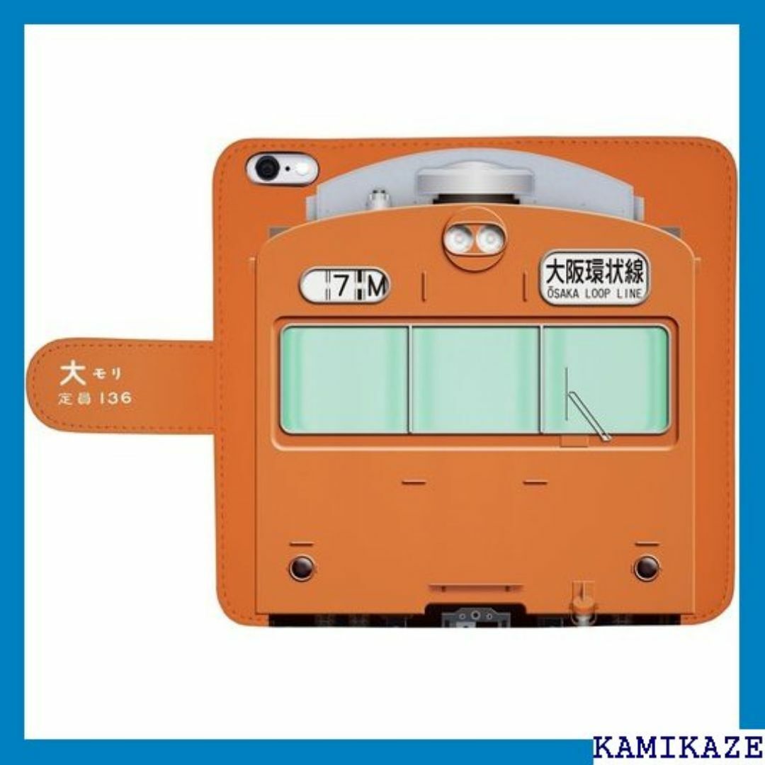 103系オレンジ 大阪環状線 鉄道スマホケース No. 本 -020-7 128 スマホ/家電/カメラのスマホ/家電/カメラ その他(その他)の商品写真