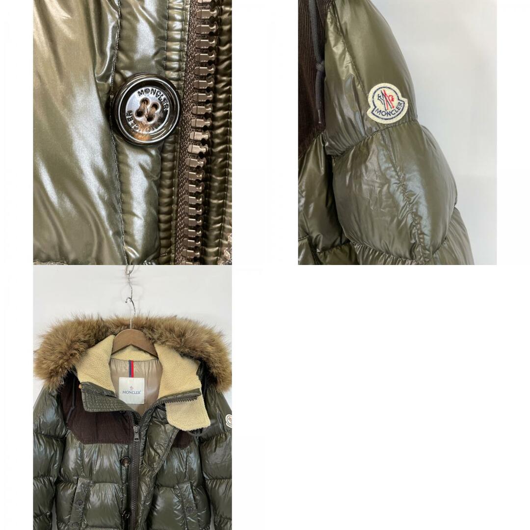 MONCLER(モンクレール)のモンクレール 11年製 ダークグリーン DAMIEN コヨーテファー ダウンジャケット O メンズのジャケット/アウター(その他)の商品写真