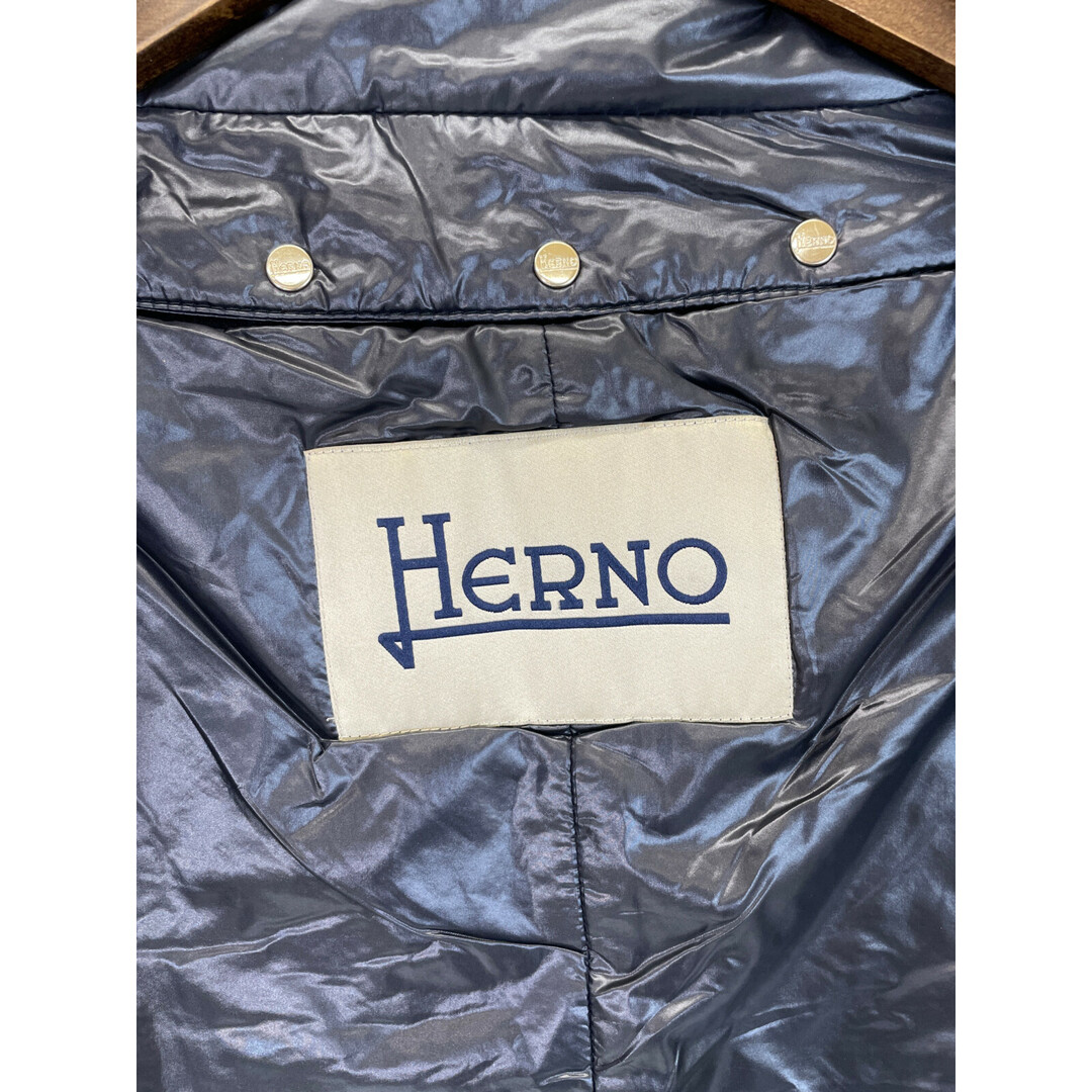 HERNO(ヘルノ)のヘルノ CA0040D ﾌﾞﾗｯｸ ﾊﾟﾃﾞｯﾄﾞｺｰﾄ 40 レディースのジャケット/アウター(その他)の商品写真
