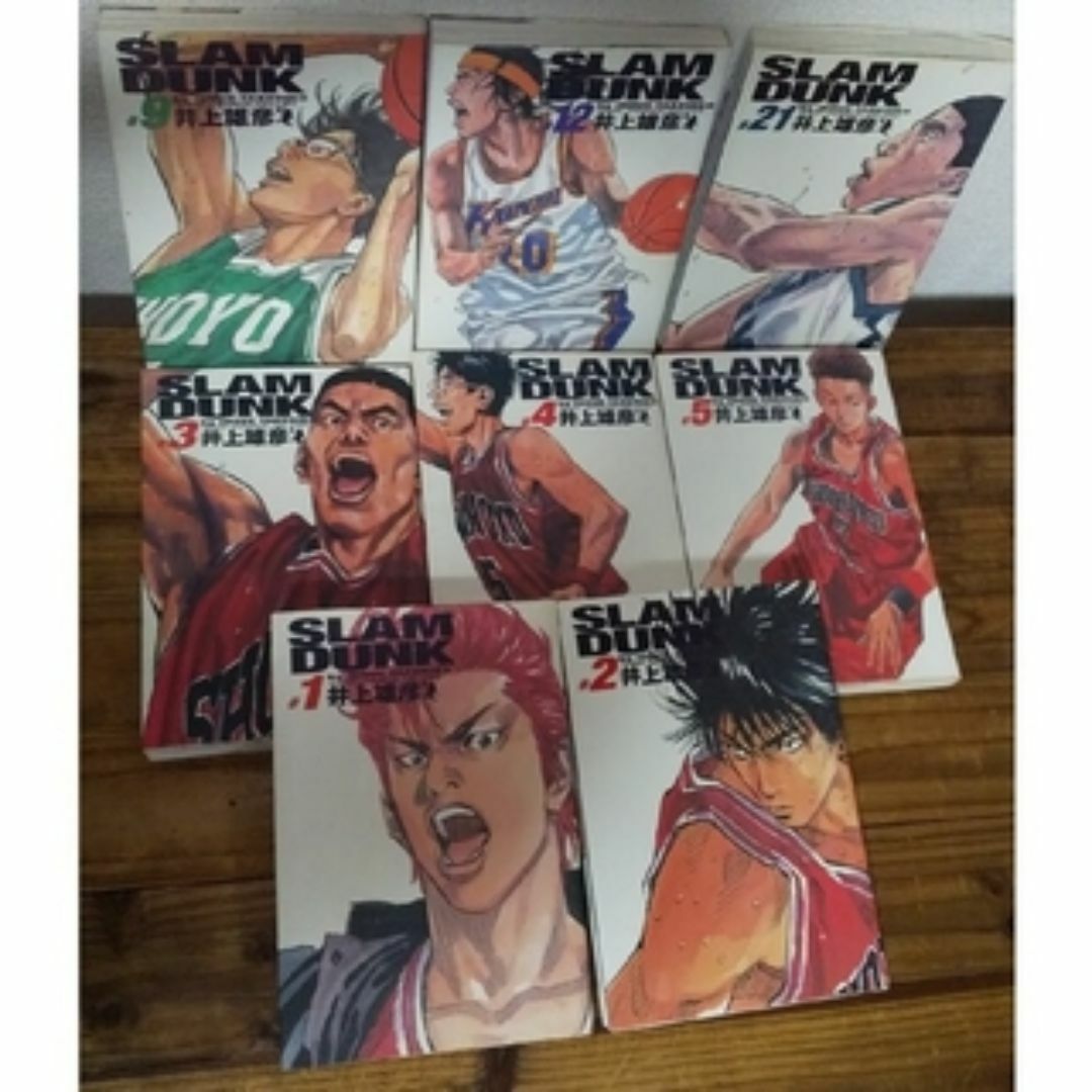 集英社(シュウエイシャ)の古本 SLAM DUNK 完全版 8冊 エンタメ/ホビーの漫画(少年漫画)の商品写真