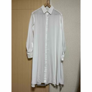 新品　Lad Musician★ロング丈　シャツ　白