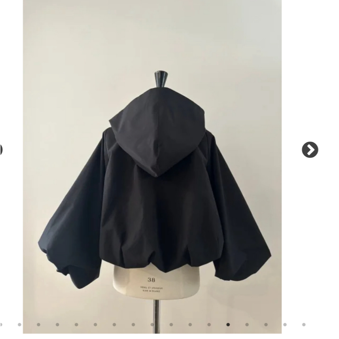 Drawer(ドゥロワー)の匿名配送　ロージーモンスター　フーディーバルーンマルチジャケット　ブラック レディースのジャケット/アウター(その他)の商品写真