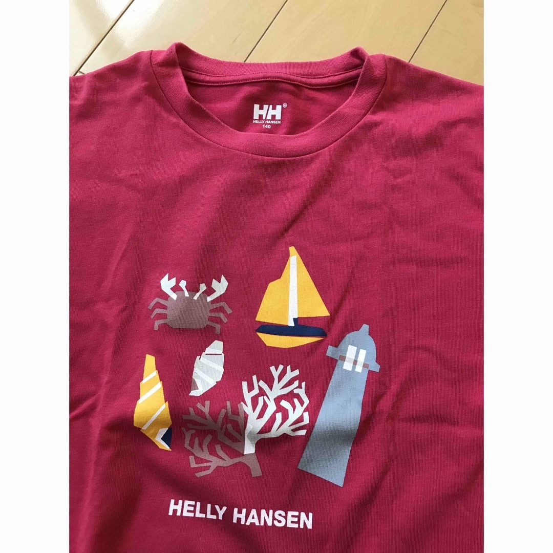 HELLY HANSEN(ヘリーハンセン)のHELLY HANSEN  Tシャツkids140.150 キッズ/ベビー/マタニティのキッズ服女の子用(90cm~)(Tシャツ/カットソー)の商品写真