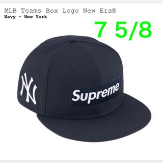 Supreme - Supreme MLB Teams Box Logo New Era Navy