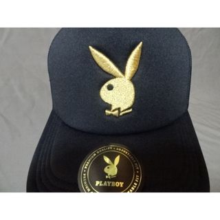 プレイボーイ(PLAYBOY)のUSA購入 プレイボーイｘＬｉｄｓ】コラボ ゴールドロゴメッシュキャップ(キャップ)